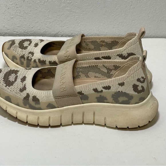 Cole Haan Zerogrand Flex Mary Jane Slip-On Ivory/White Cap Grey/Walnut Leopard - Picture 3 of 6